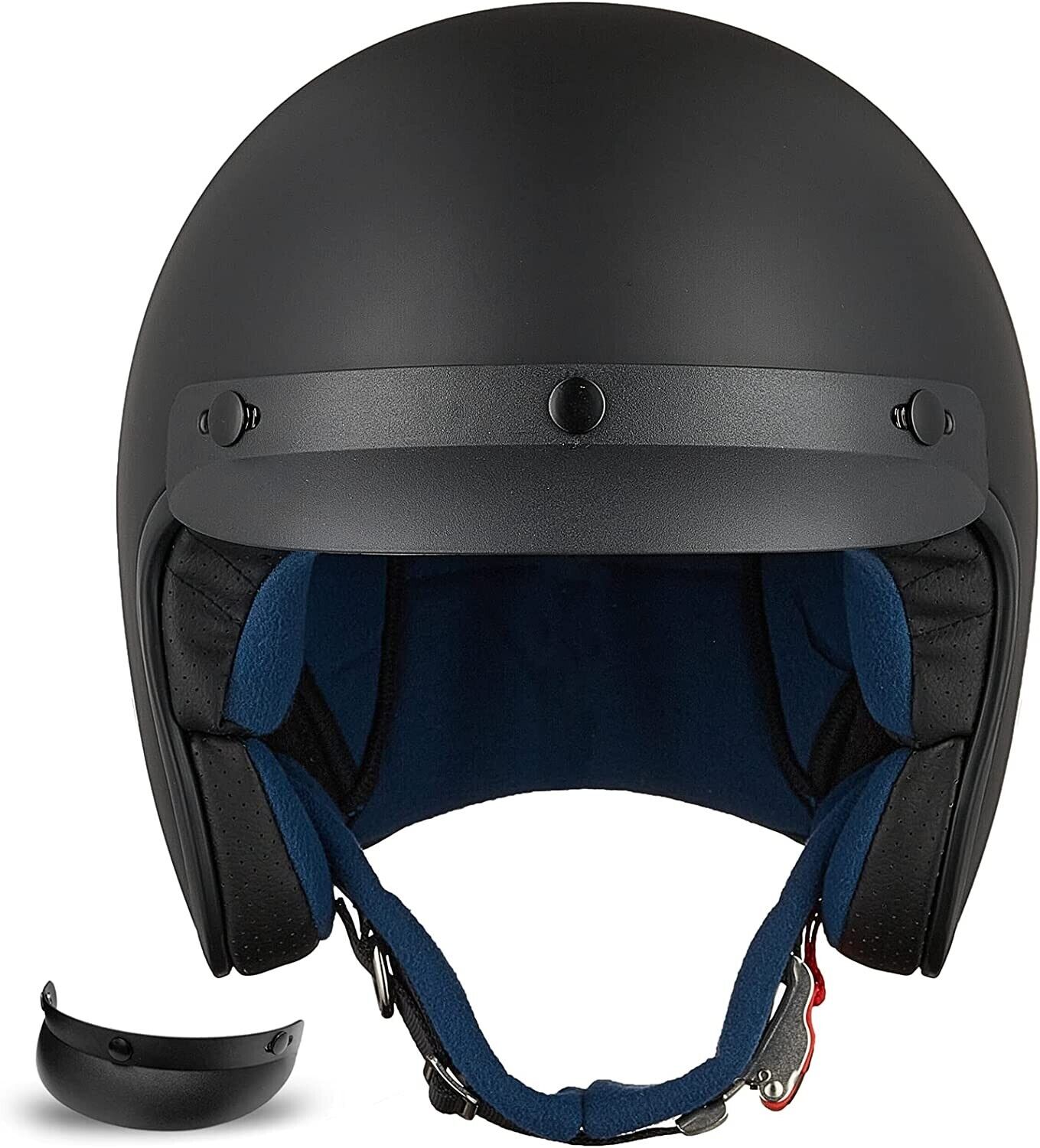 ILM 3/4 Open Face Motorcycle Helmet DOT Approved Model-207