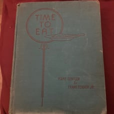 antique books vintage 20s food