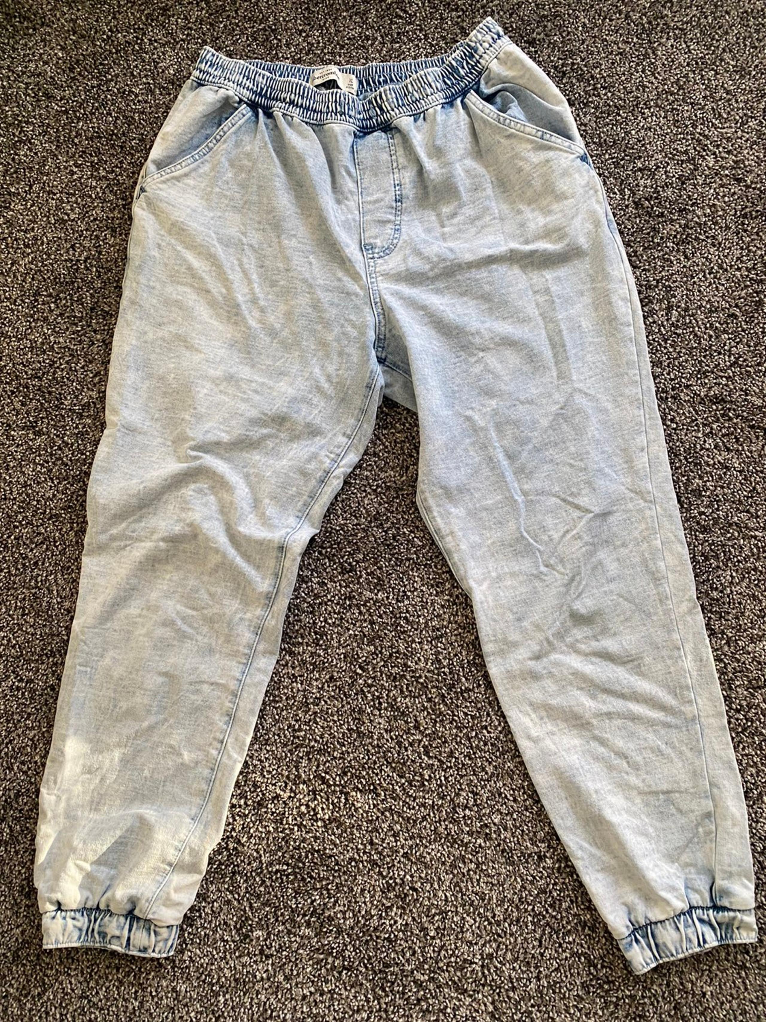 Abercrombie kids denim joggers