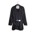 Dressbarn Women's XL Black Polka Dot Lightweight Spring Rain Trench Jacket
