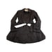 Dressbarn Women's XL Black Polka Dot Lightweight Spring Rain Trench Jacket