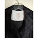 Dressbarn Women's XL Black Polka Dot Lightweight Spring Rain Trench Jacket