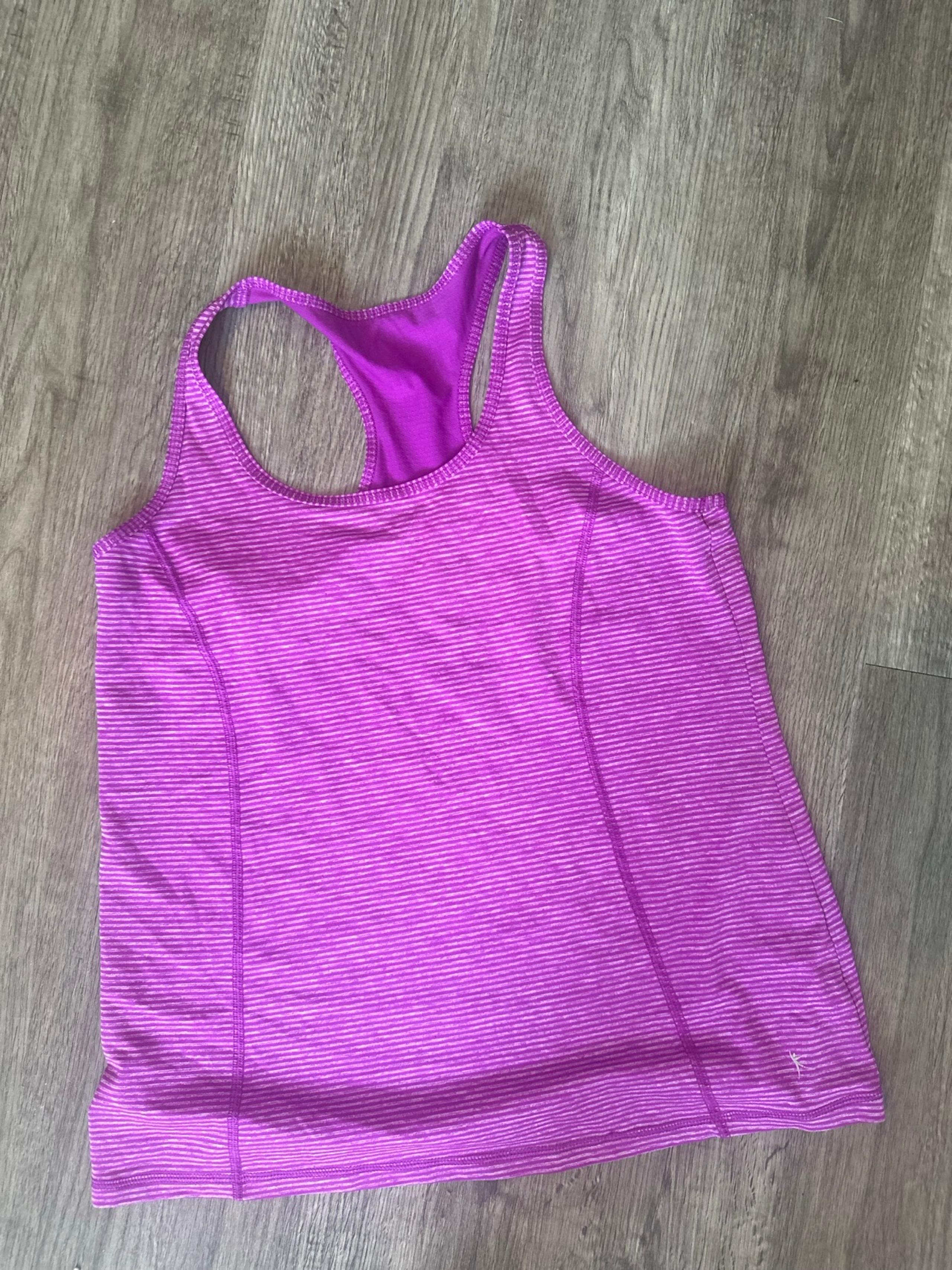 DANSKIN NOW WOMEN CASUAL LOUNGE WORKOUT TANK TOP PURPLE M