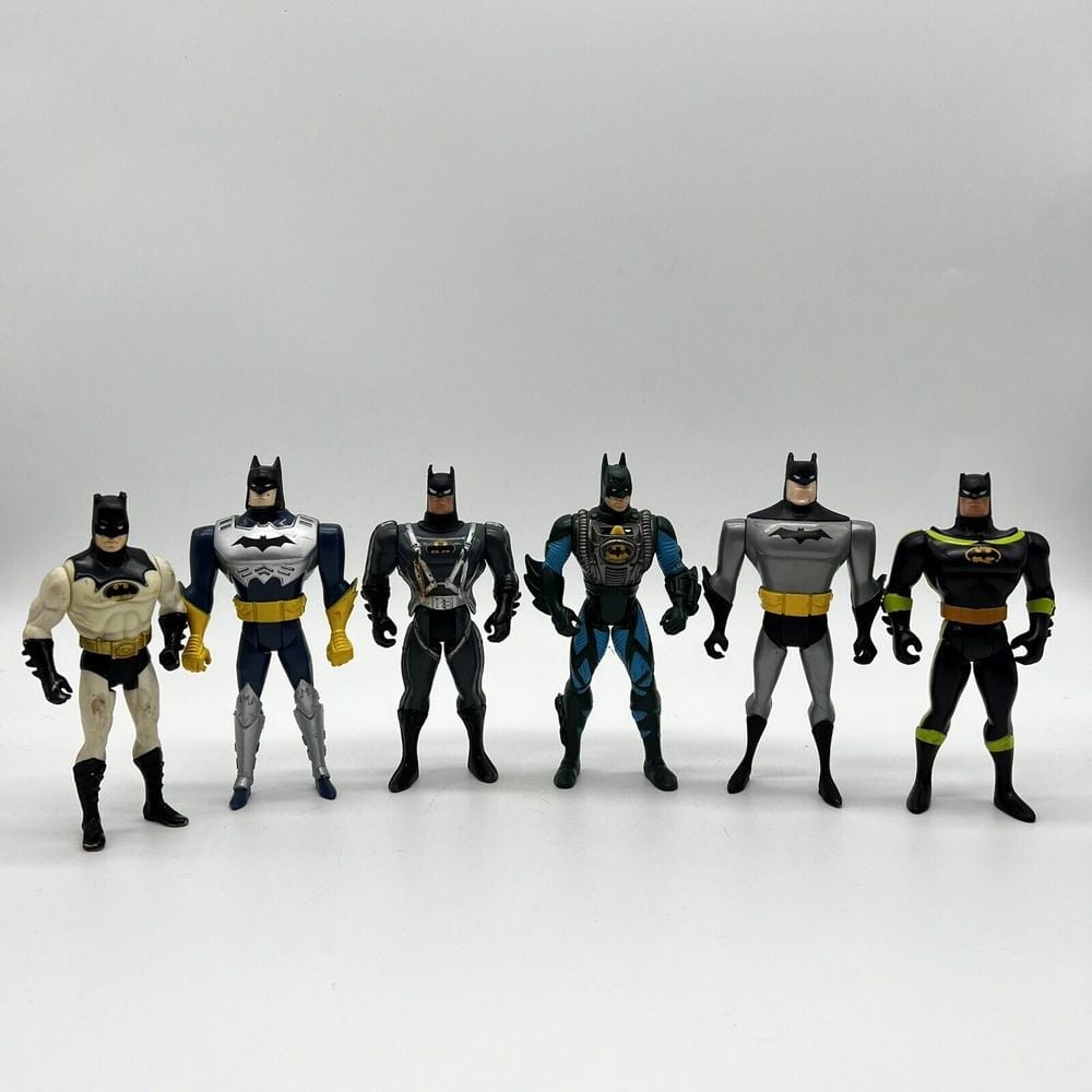 DC Comics Kenner Batman Action Figure Toy Lot Of 6 Gotham Bundle