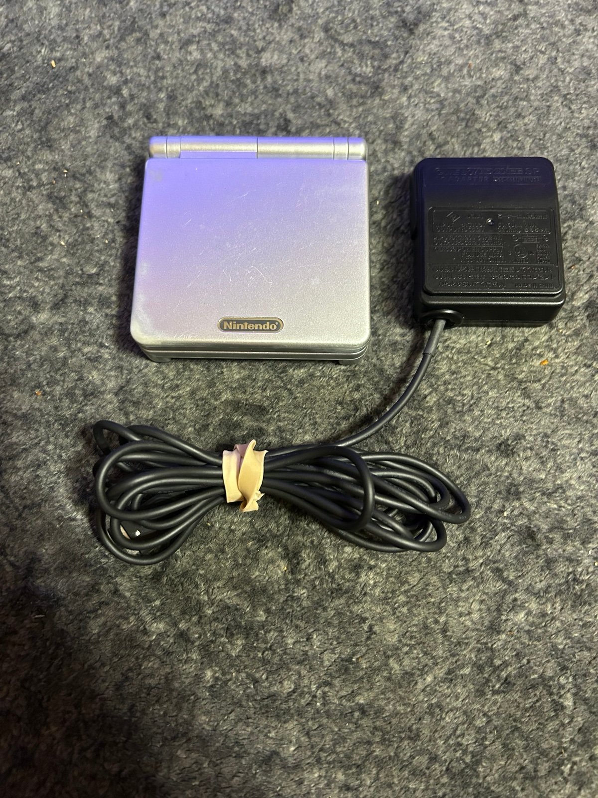 Silver Gameboy Advance SP