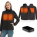 Heated Jackets with Battery Pack, Heating Fleece Jacket Sweatshirts