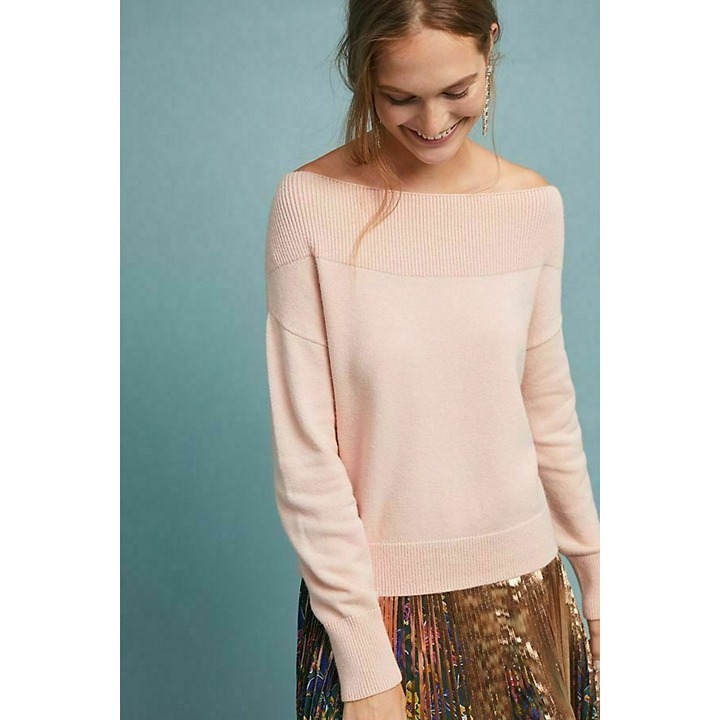 Anthropologie pink deals sweater