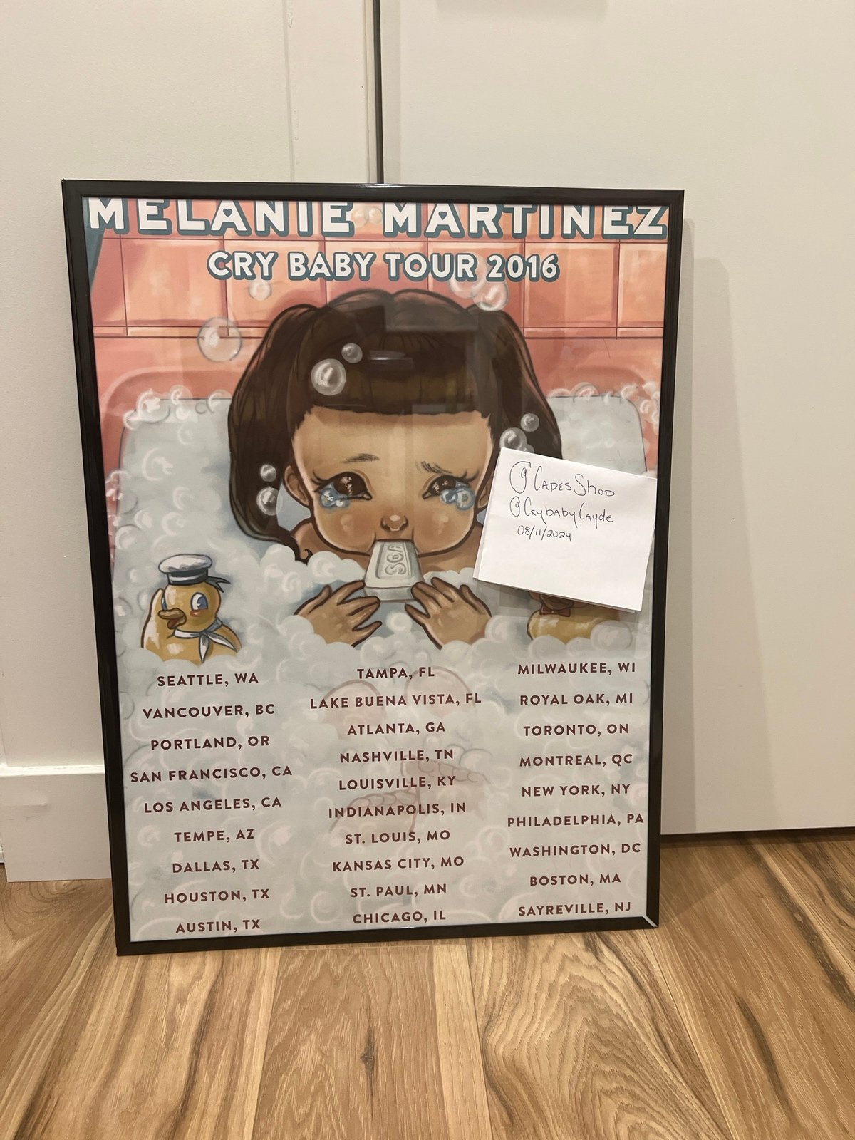 Rare Melanie Martinez “Soap” Crybaby Tour Poster