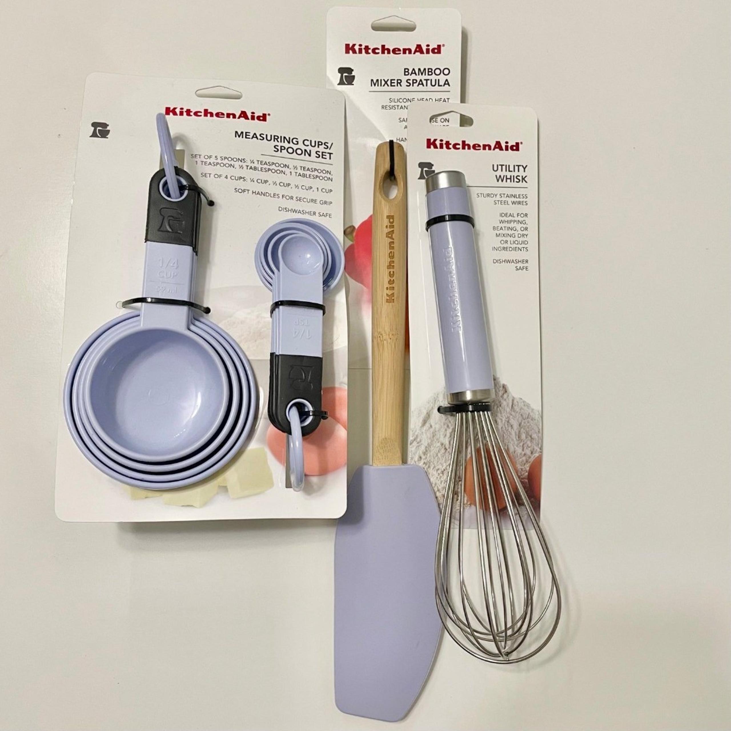 Set of 4 KitchenAid Lavender / Pastel Purple Kitchen Utensils / Gadgets