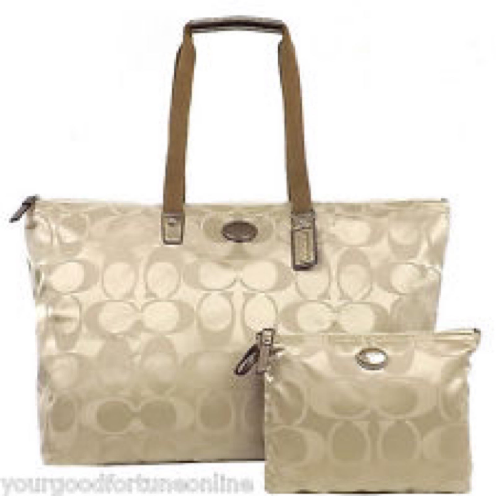 NWT Coach large Packable Travel Tote
