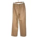 LAFAYETTE 148 100%Lamb Leather Wide Leg High Rise Leather Pants Trouser Brown 4