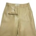 LAFAYETTE 148 100%Lamb Leather Wide Leg High Rise Leather Pants Trouser Brown 4