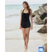 NEW Magicsuit by Miraclesuit Women's Solid Brooke Swim Romper Size 16 172