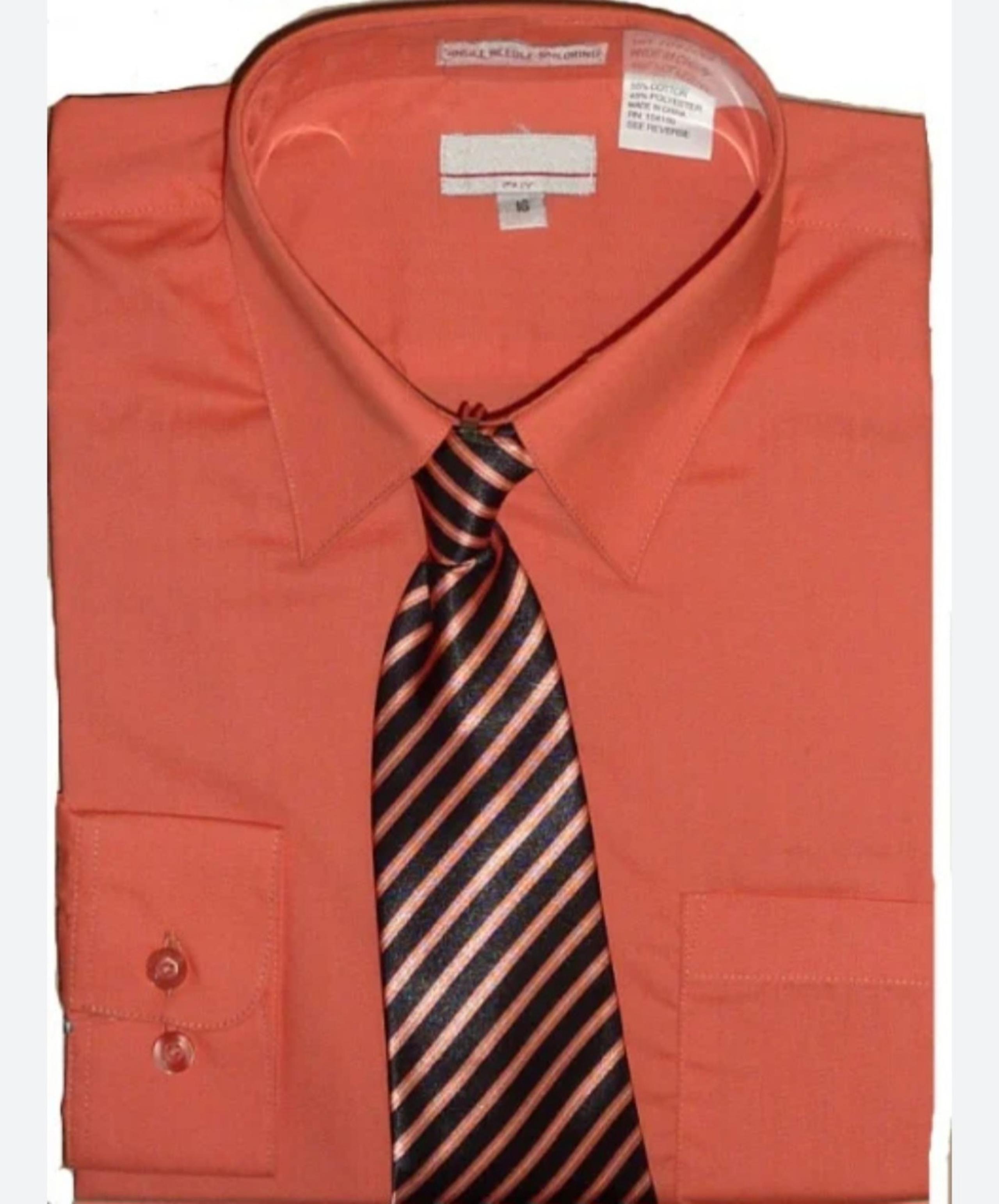 NWT Holiday Editions Boys Shirt & Tie Set Size Lg (10-12)