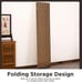 Room Divider Wood Screen 4 Panel Wood Mesh Woven Design Room Screen Divider