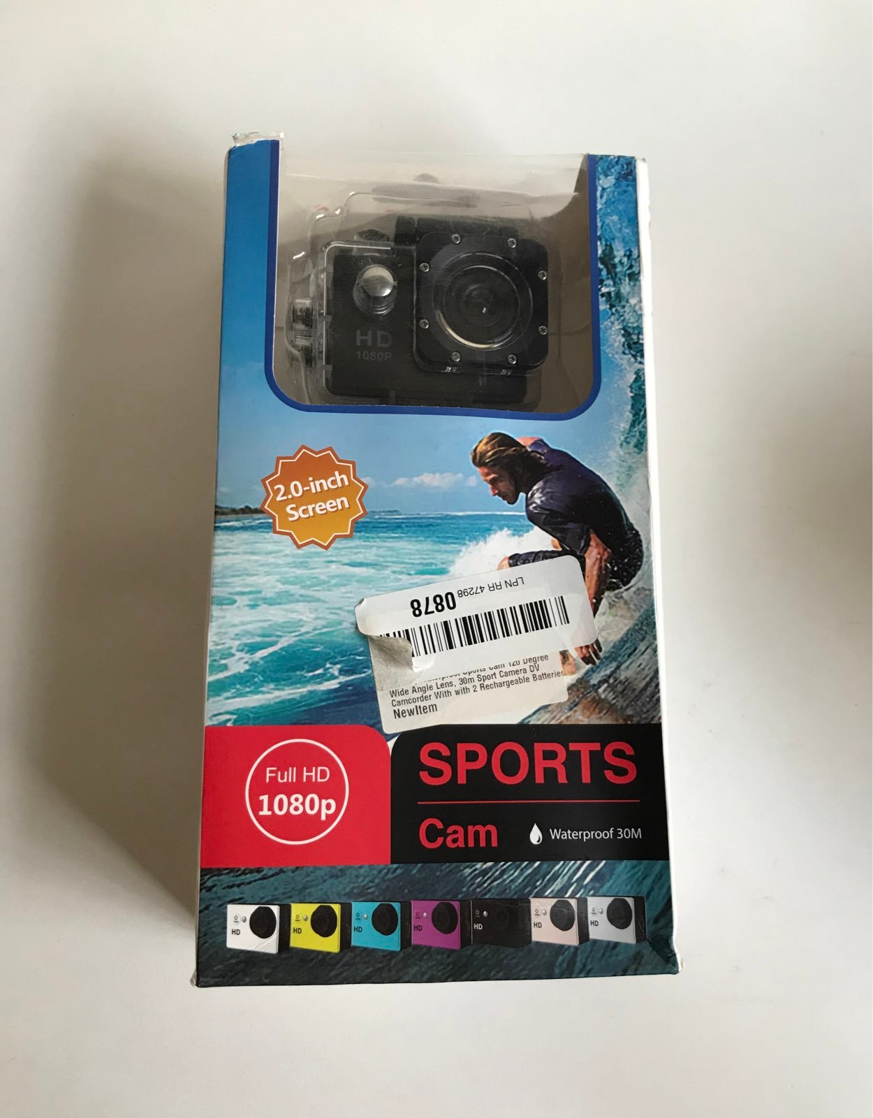 Full HD 1080p Sports Cam 2 Screen