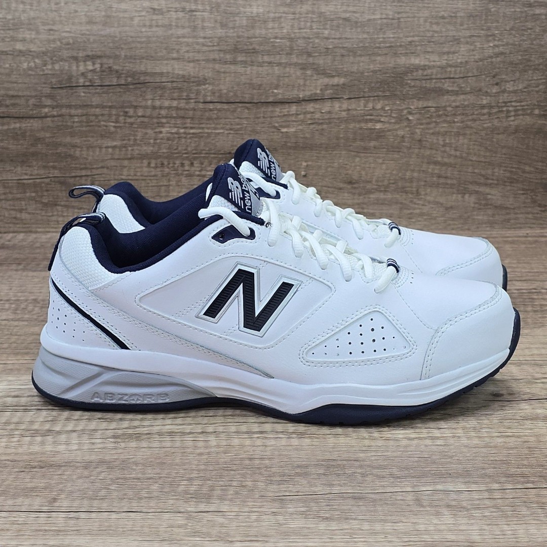 New Balance 623 Men's Size 10 2E White Blue Leather Sneakers (MX623WN3) NEW