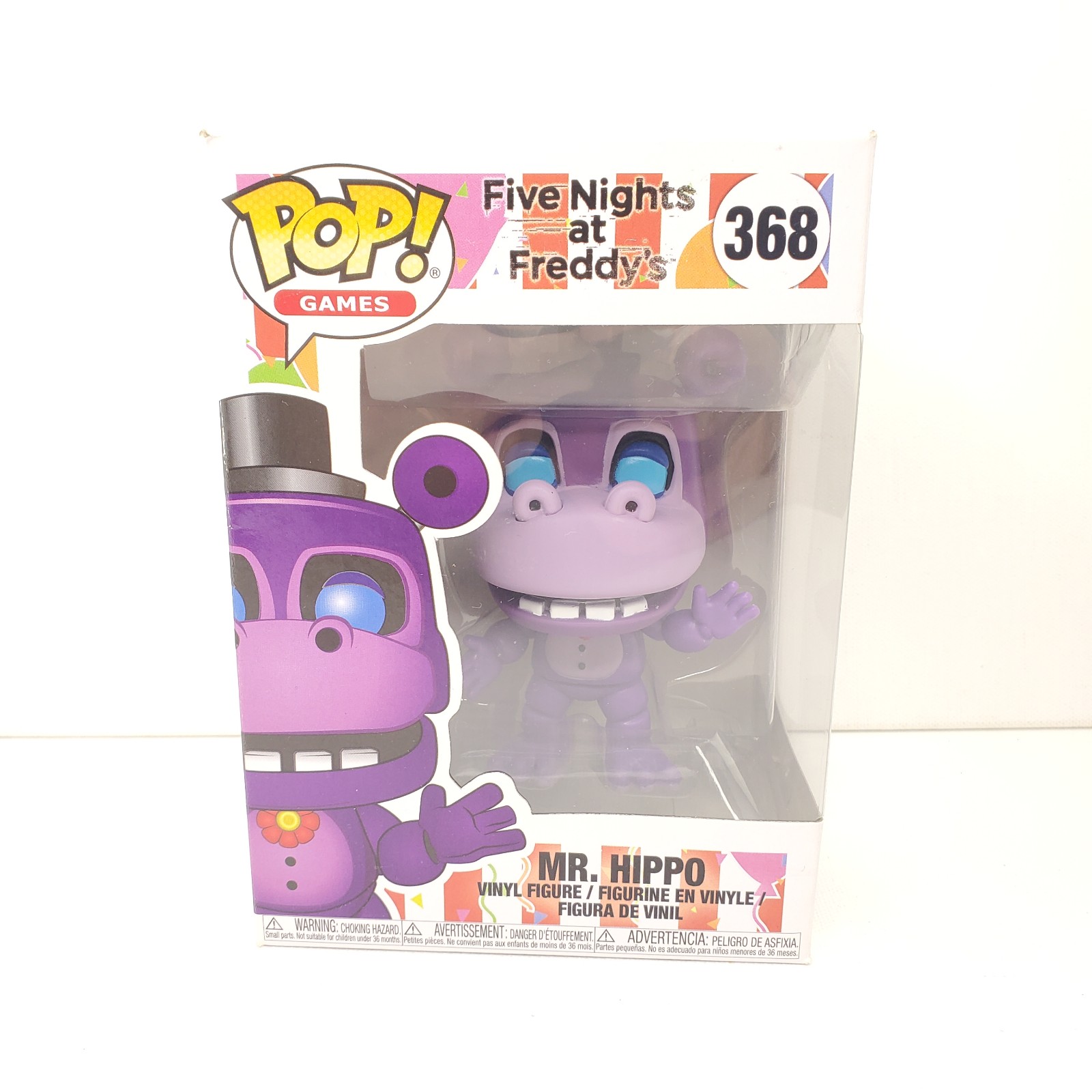 VAULTED Funko Pop! Vinyl: Five Nights at Freddy's - Mr. Hippo #368 NEW