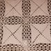 Vintage large crochet tablecloth /bedspread