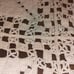 Vintage large crochet tablecloth /bedspread