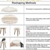 Woven storage basket 3.1 H x 11 W