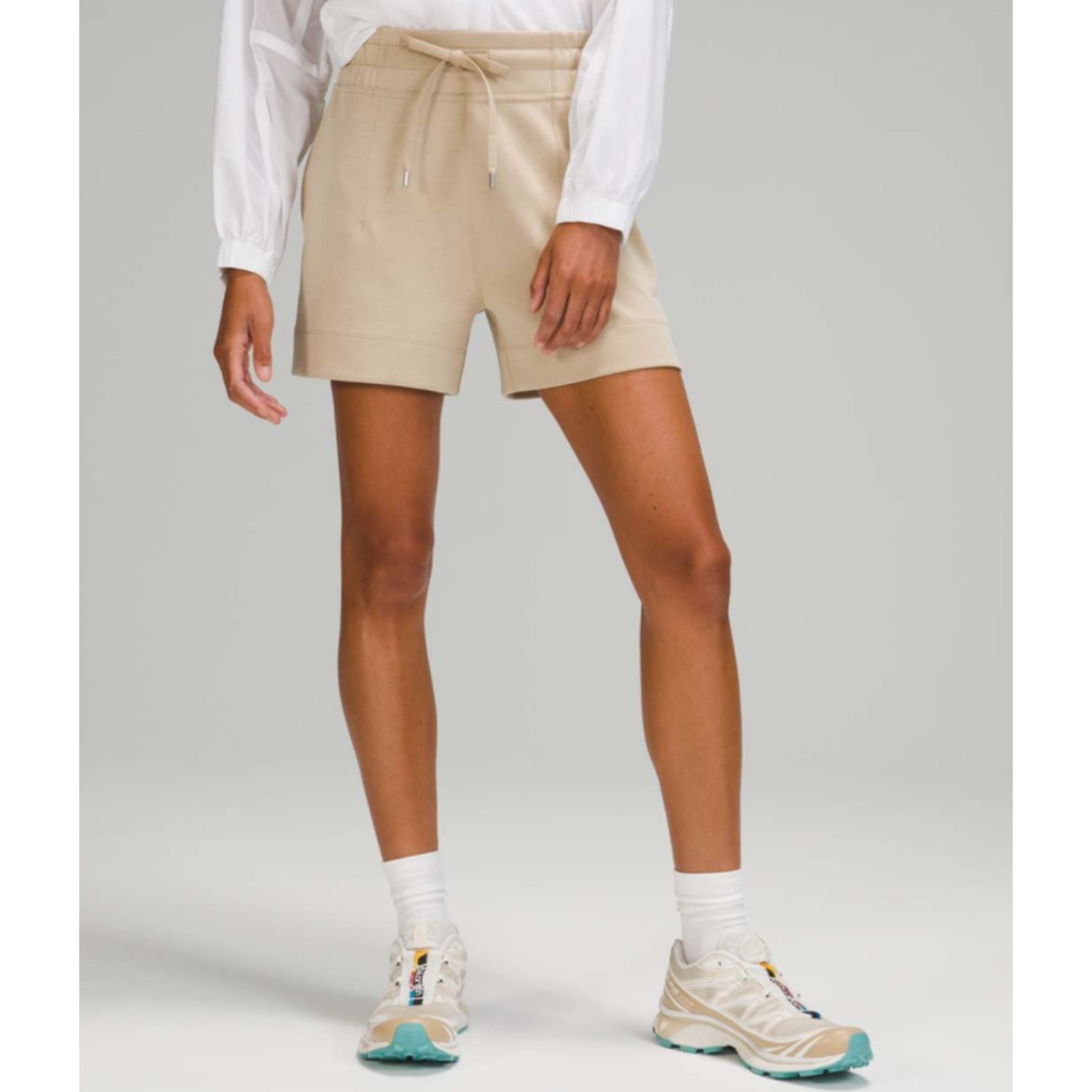 Lululemon Soft Ambitions High Rise Athletic Shorts Softstreme Short Trench 12