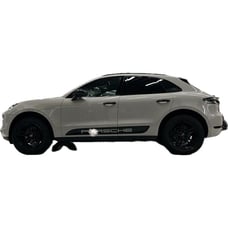 Custom Logo Font Side Trim Molding Decals Set for Porsche Macan 2015-2024