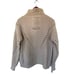 One Grey Day Revolve Sweater Cut Out Distressed High Neck Tan Oatmeal Small