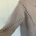 One Grey Day Revolve Sweater Cut Out Distressed High Neck Tan Oatmeal Small