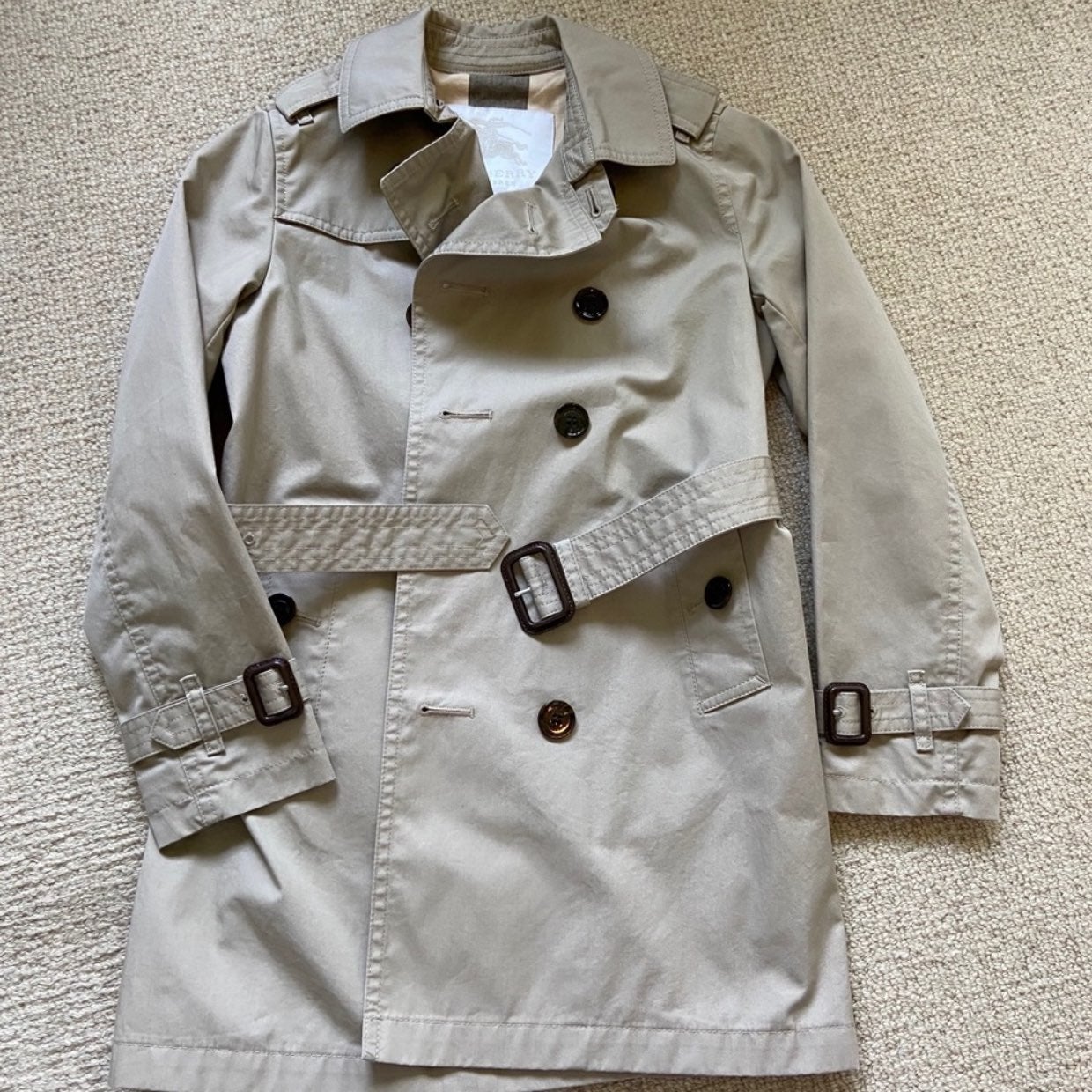 Burberry kids trench coat size 8Y