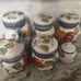 Oneida Vintage Fruit kitchen Canister set 7 pieces