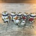 Oneida Vintage Fruit kitchen Canister set 7 pieces
