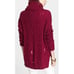 NWT Free People Complex in Red Destroyed Rip Cable Knit Cowl Sweater XS 128
