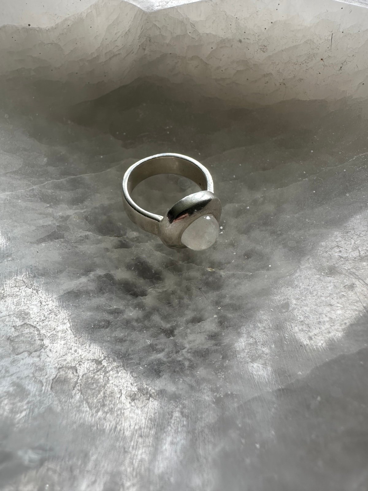 Moonstone 925 Sterling Silver Ring