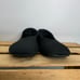 Vivaia Square-toe black ribbed V-cut flats women's EU 42
