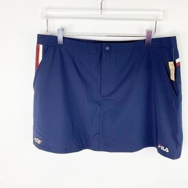 Vintage 90s FILA Tennis Skirt US Open XL
