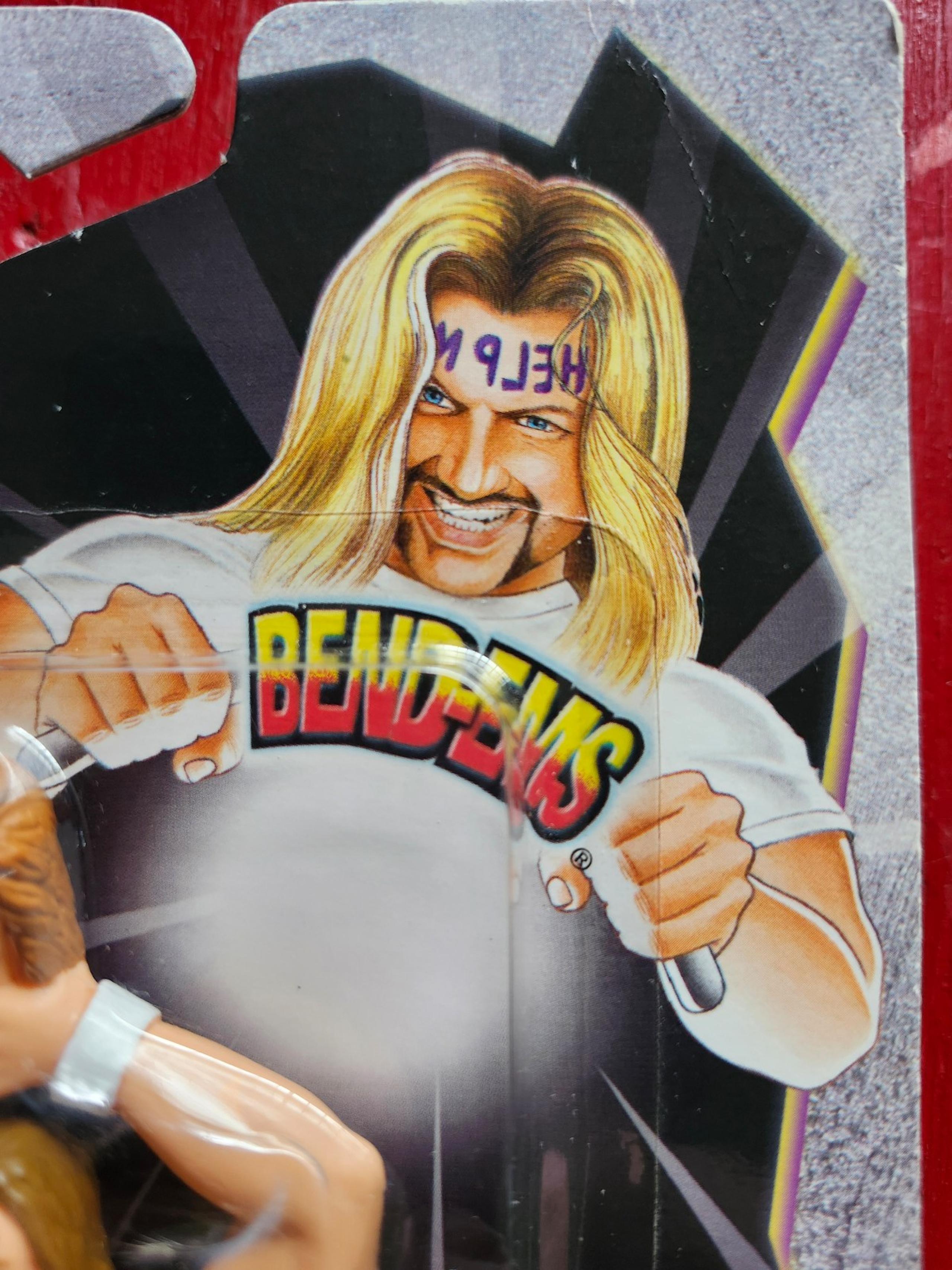 Al Snow and Head action figure Just Toys WWE Series 9 Bendables 1999 NIB