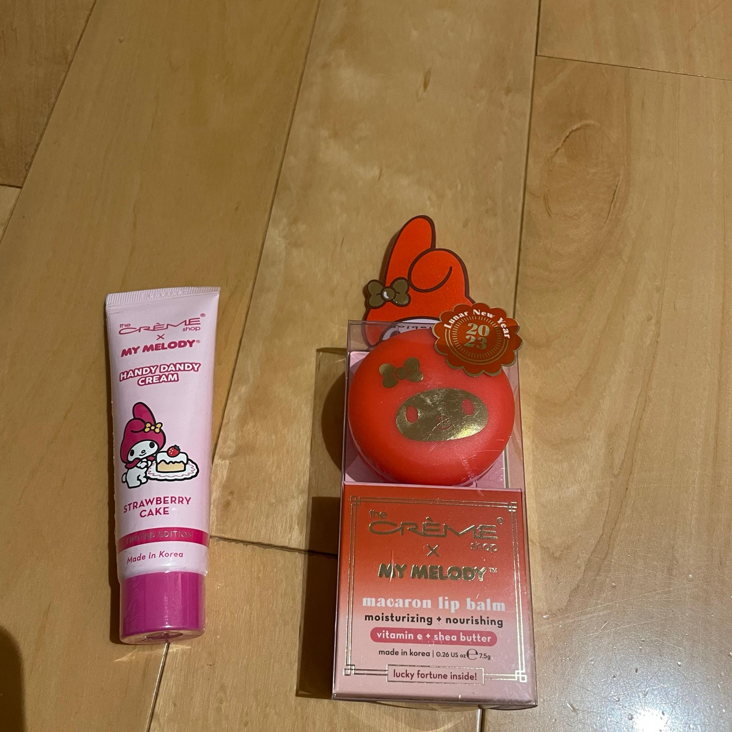 New my Melody lip balm and hand crème bundle