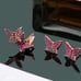 Swarovski 5378694 Lilia stud earrings Pink Butterfly Set Rose Gold NWT