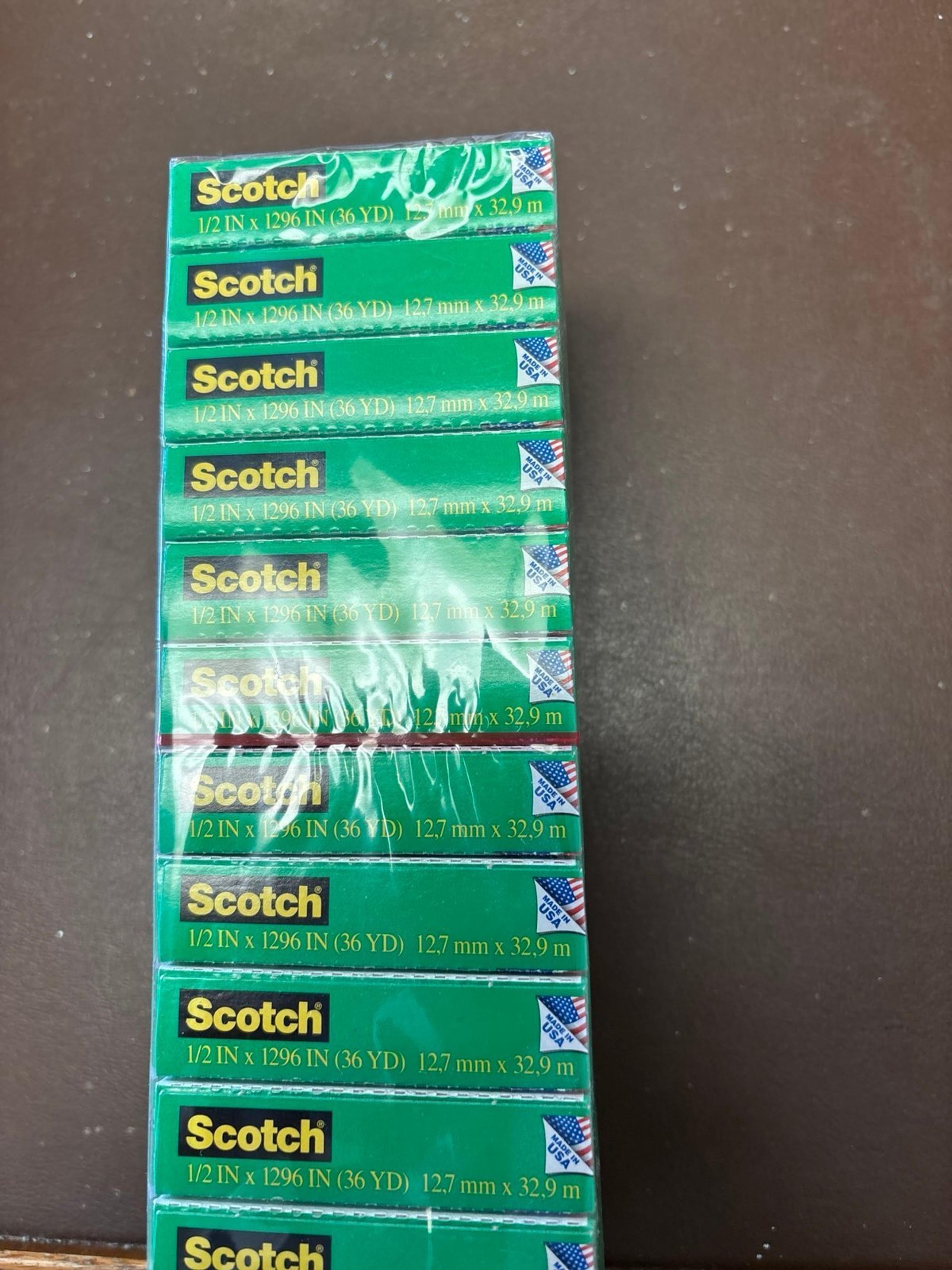 1/2 x 36yd clear scotch tape