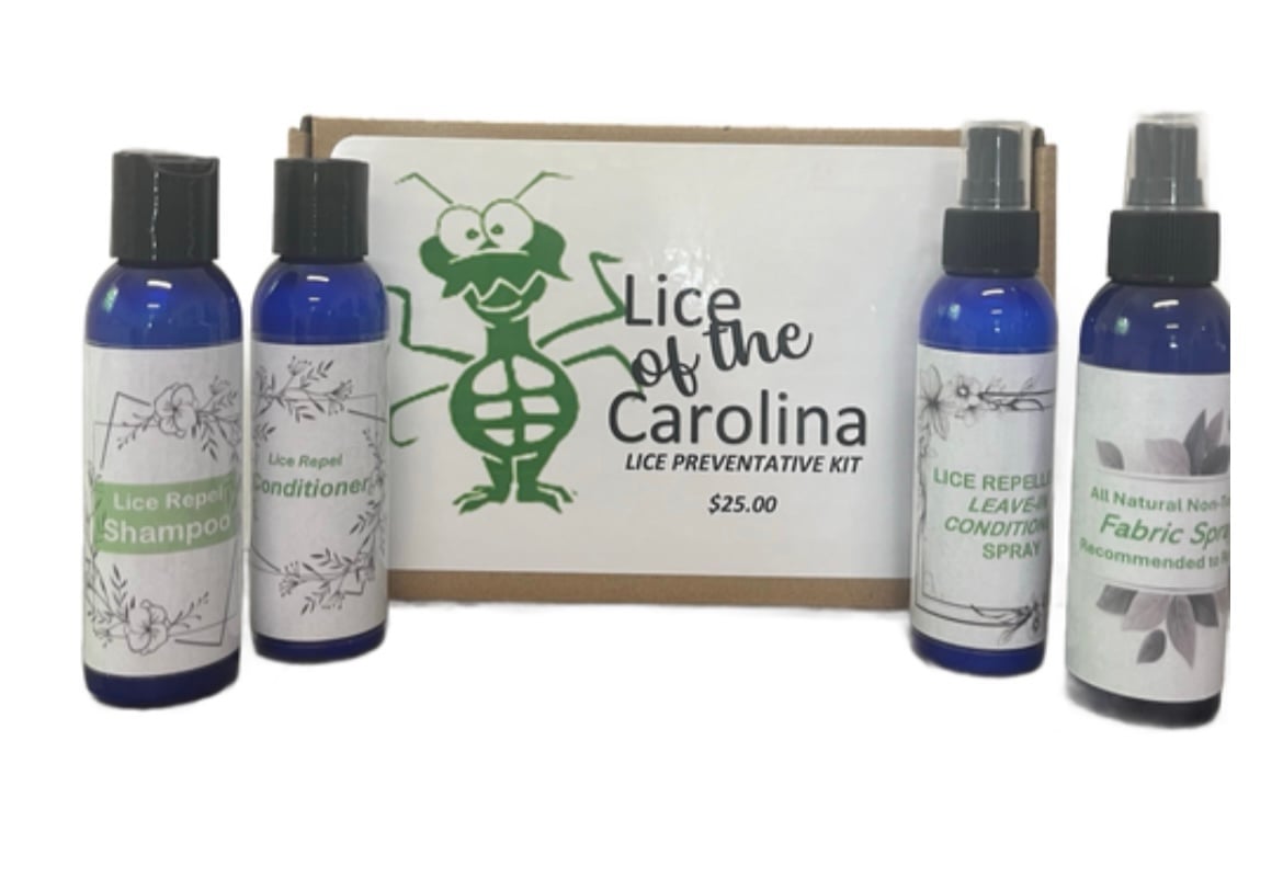 All Natural Lice preventative kit