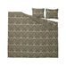 Ikea KARRDUNORT Full/Queen Duvet Cover w/2 Pillowcases Bed Set Dark Green/Floral