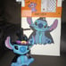NWT Disney Adorable Stitch Halloween Shower Curtain/ Soft Dispenser ( 2pc ) set