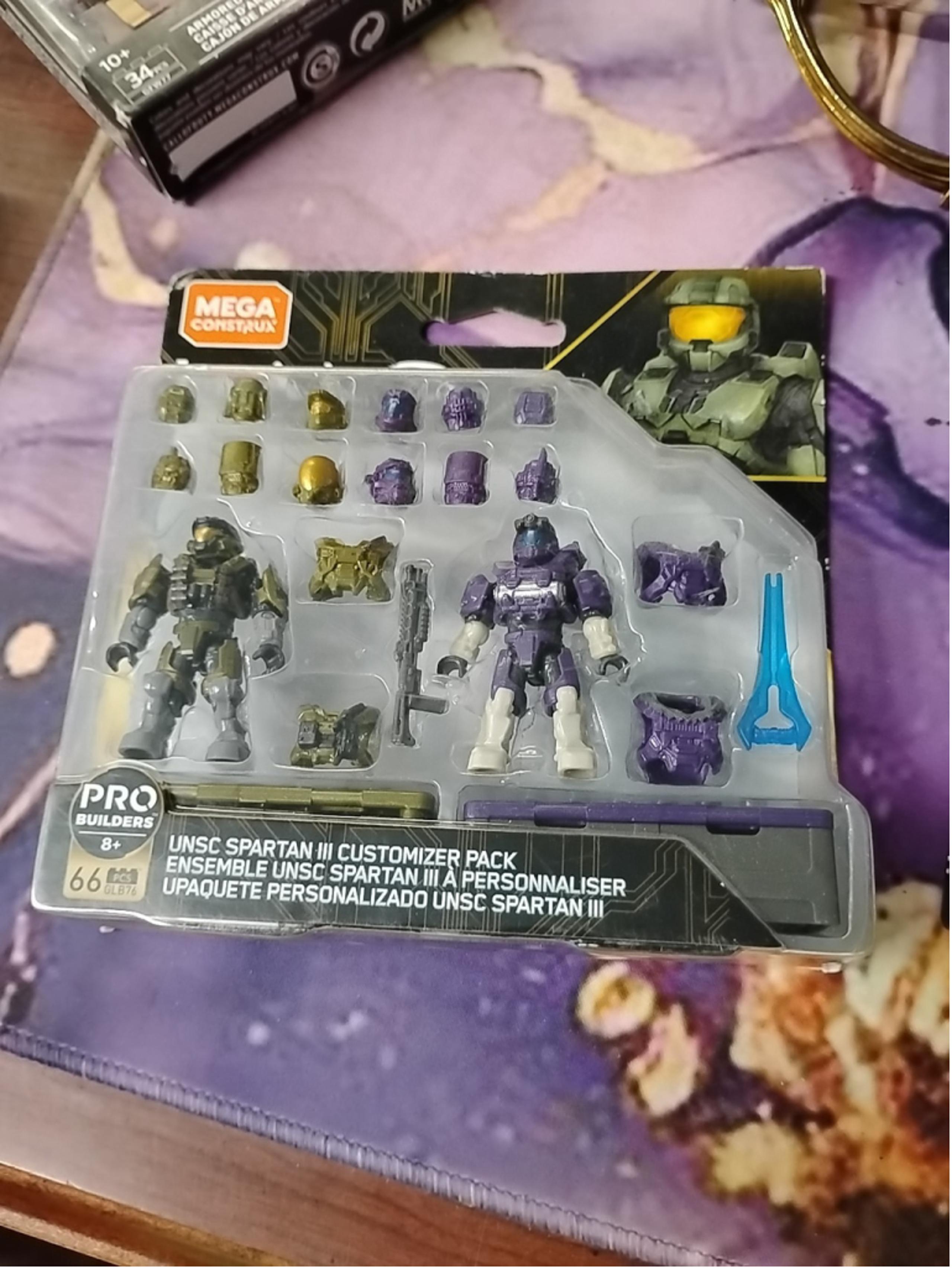 Mega Construx HALO UNSC SPARTAN III CUSTOMIZER PACK Pro Builders 66 PCS