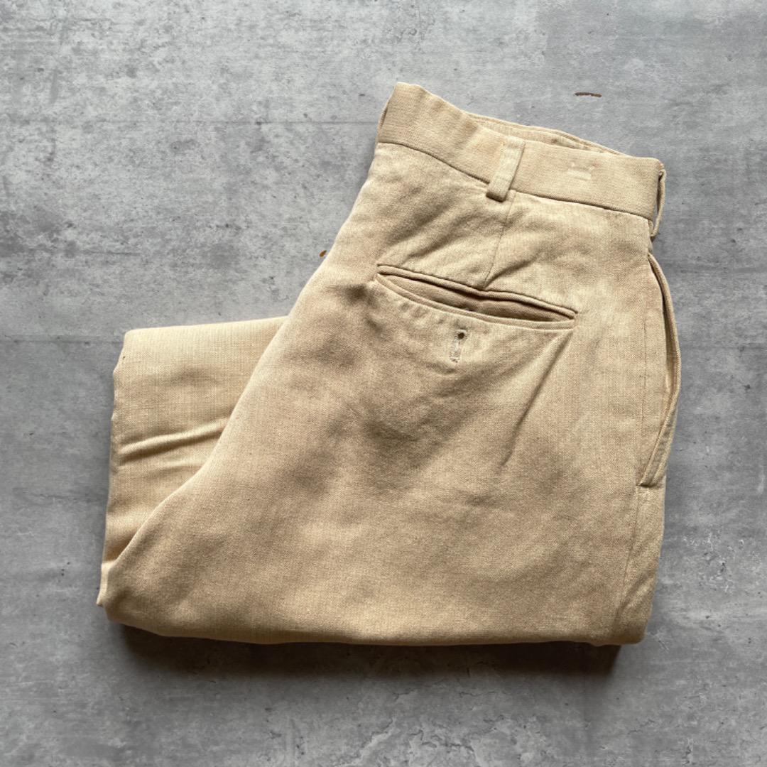 80-90s Ralph Lauren Linen Rayon Pants, Onward Kashiyama HBT