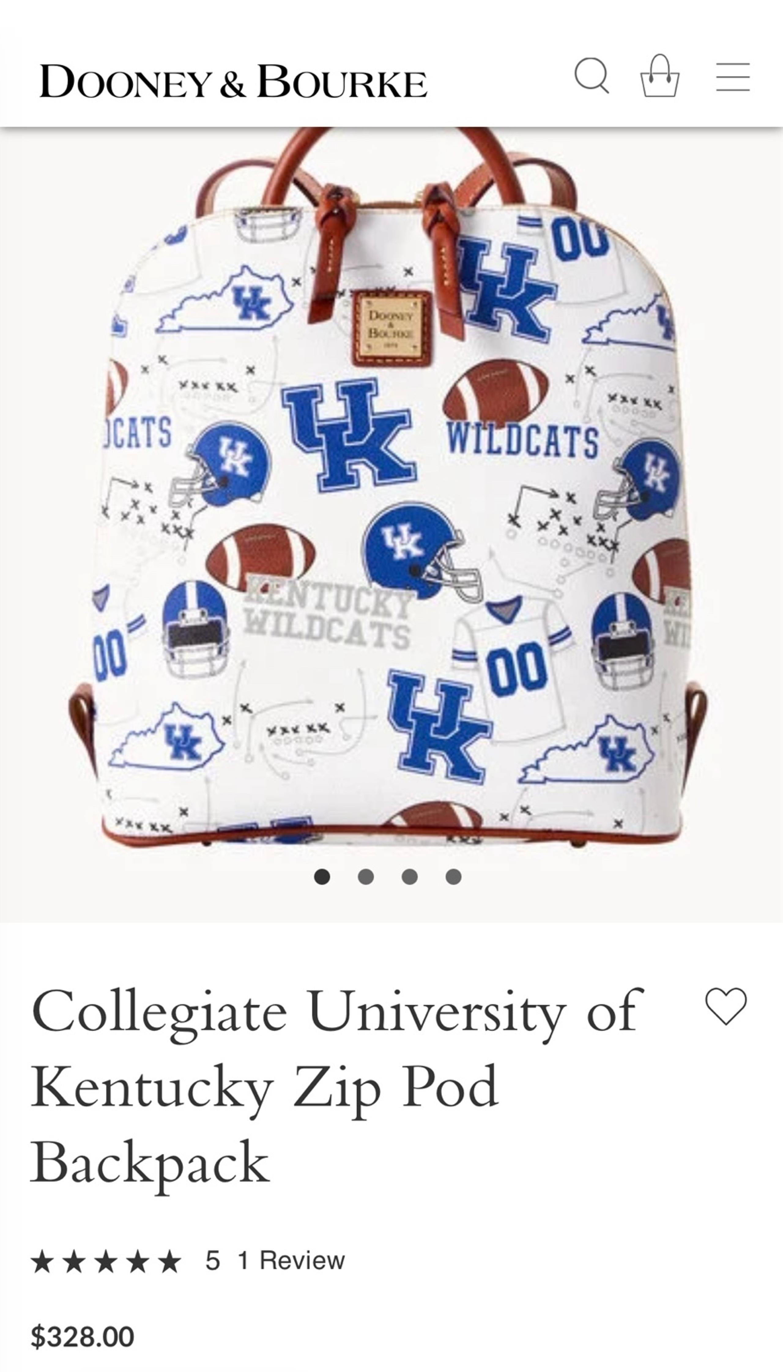 University of Kentucky Backpack - Dooney & Bourke