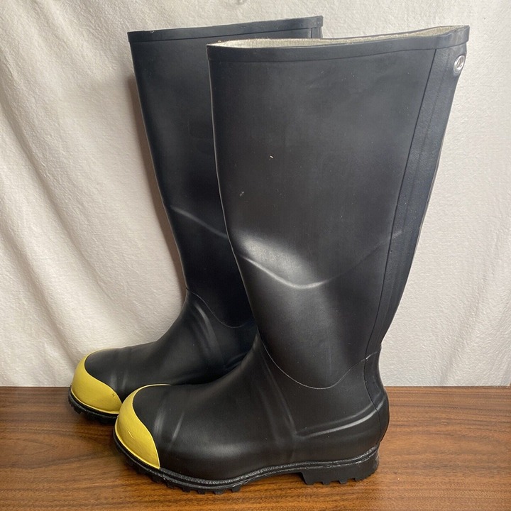 Acton Firefighter Boots Size 7 M2A1 Boot Toxicological Agent Protective Vtg 2001