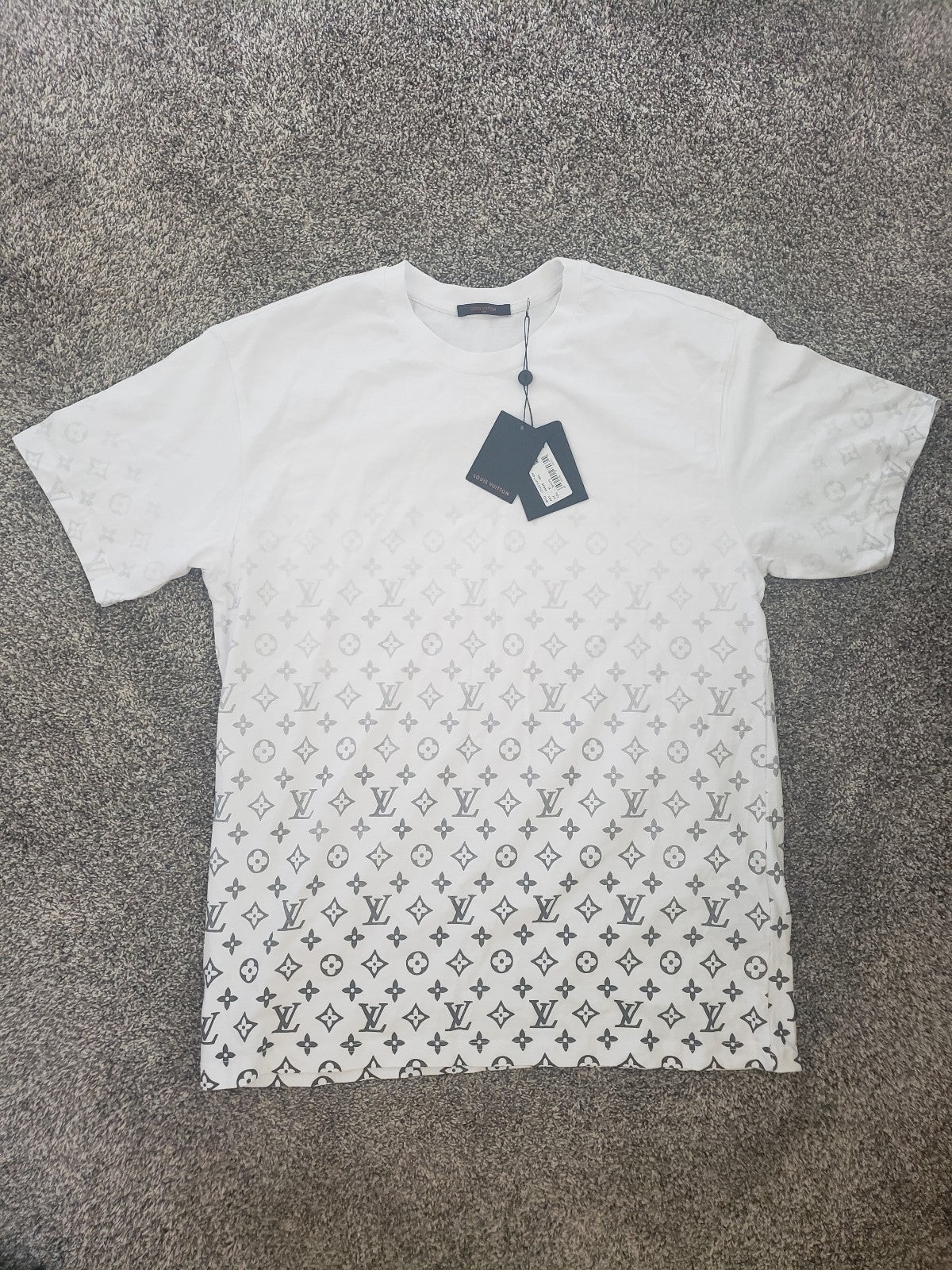 Louis Vuitton LVSE Monogram Gradient T-Shirt Black/White Men's - US