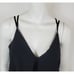Alice + Olivia Black Strappy Cutout Back Detail V Neck Sexy Night Out Dress Med