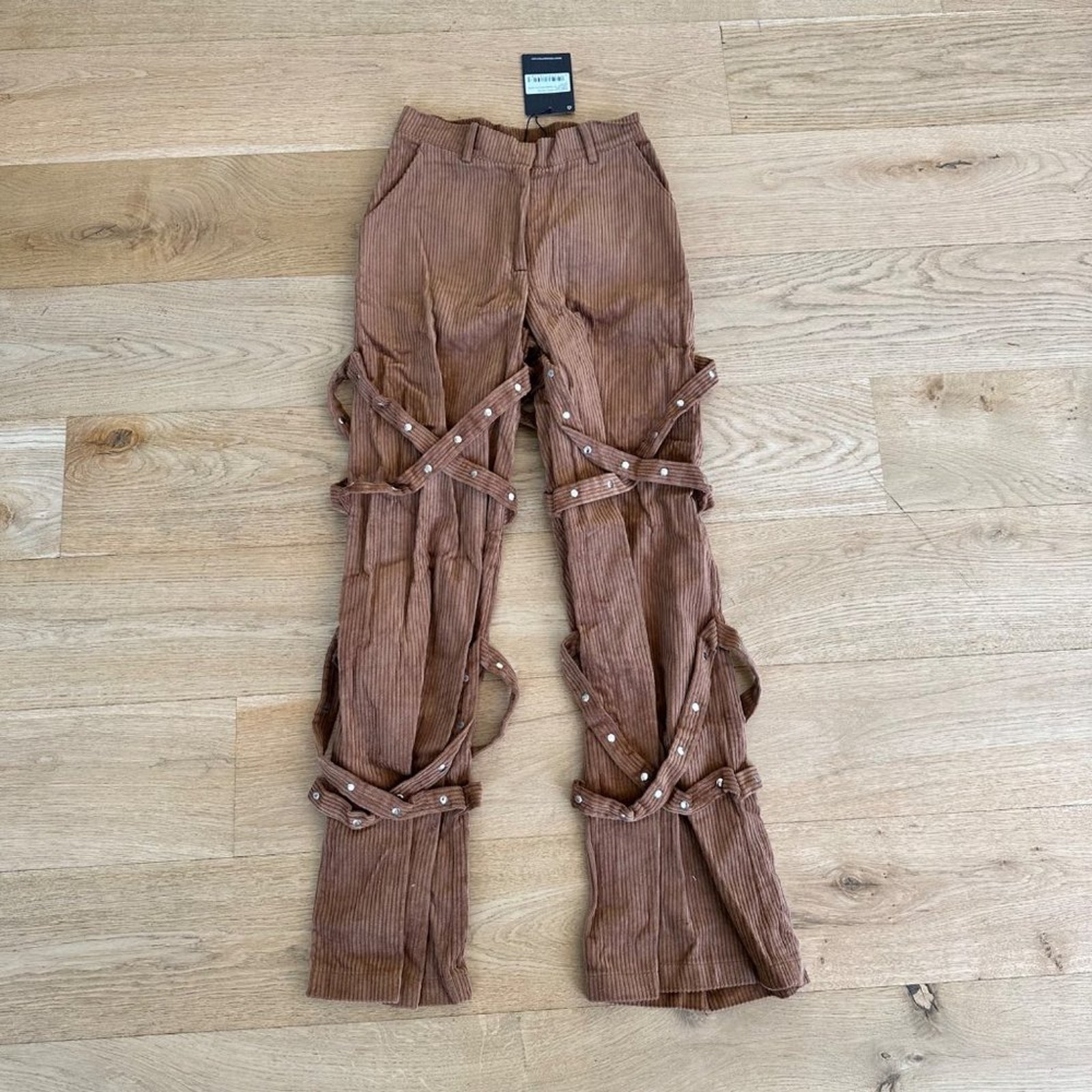 The Ragged Priest Bound Jumbo Cord Trousers in Brown